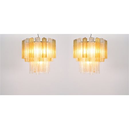 TONI ZUCCHERI, Coppia di lampade a sospensione