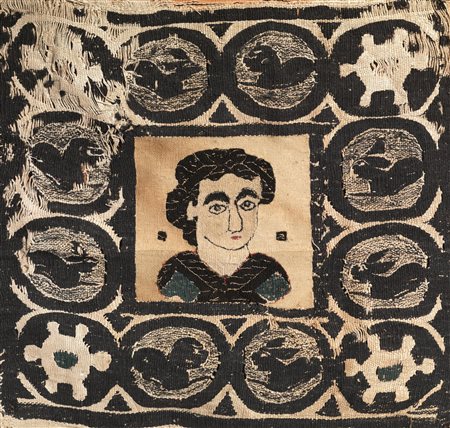 TabulaMateria e tecnica: cotone e lino tessutiTabula copta, pertinente ad una...