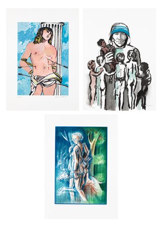 AUTORI VARI (BRINDISI, KODRA, DI MAULO) - Lotto unico composto da 3 opere: