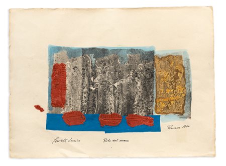 ENRICO CERVELLI (1927-1961) - Rito sul mare, 1960