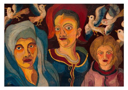 BEPPE SERAFINI (1915-1987) - Omaggio ai Grandi