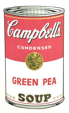 Andy Warhol (1928 - 1987) CAMPBELL'S SOUP serigrafia, cm 88,9x58,4; es....