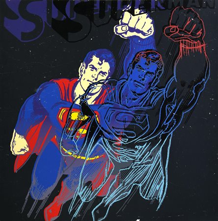 Andy Warhol (1928 - 1987) SUPERMAN (MYTHS SUITE) serigrafia a colori con...