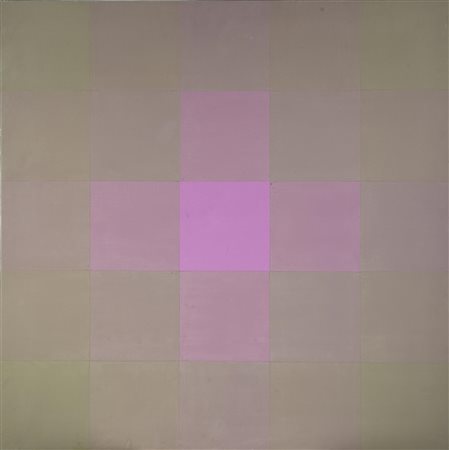 Jorrit Tornquist (1938) OP. 446D acrilico su tela, cm 80x80 sul retro: titolo...