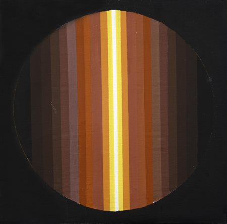 Horacio Garcia Rossi (1929 - 2012) COMPOSIZIONE olio su tela, cm 24,5x24,5...