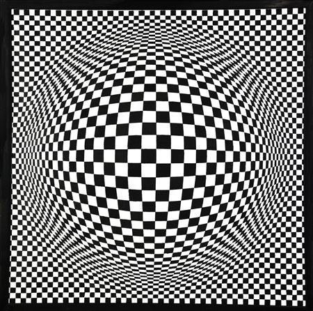 Horacio Garcia Rossi (1920 - 2012) RETOURN A LA CINETIQUE acrilico su tela,...