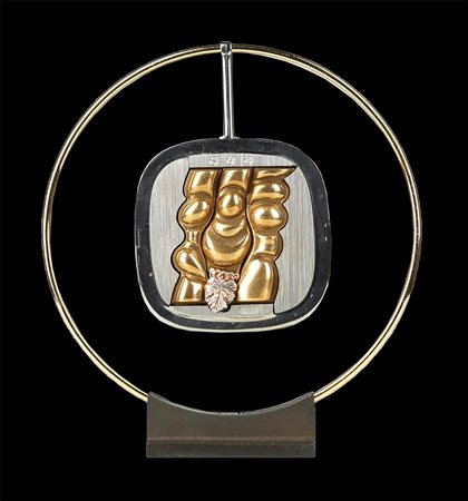 Miguel Berrocal (1933 - 2006) POUR SAINT-VINCENT gioiello-scultura in bronzo,...