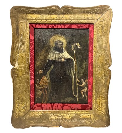 Dipinto raffigurante il vescovo Sant'Ambrogio, Inizi 19° secolo