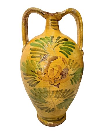 Quartara in ceramica di Caltagirone, 20° secolo