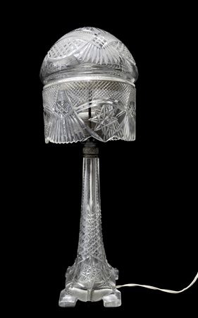 Lampada da tavolo in vetro periodo Liberty, 30s