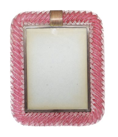 Barovier e Toso - Cornice in vetro ed ottone