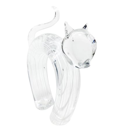 Licio Zanetti - Gatto stilizzato in vetro di murano