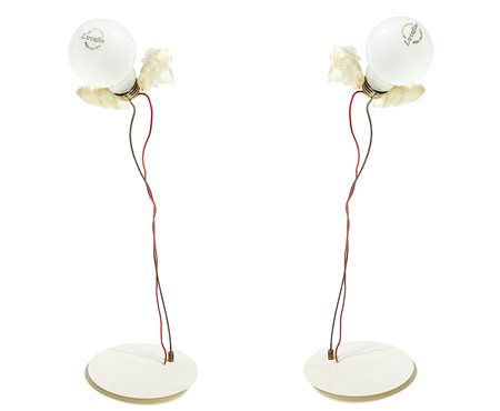 Ingo Maurer (1966)  - Due lampade da tavolo modello Lucellino