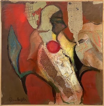 Rosario Mazzella (Napoli  1932-2021)  - La porta dei tempi - tracce