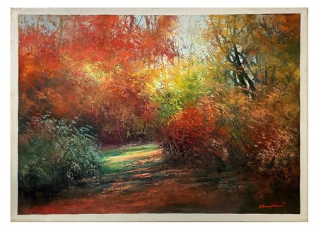 Paolo Veneziani (Roma 1942)  - Rossi d'Autunno, XX secolo