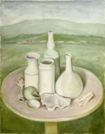 Francesco Nazzaro (Napoli 1921-2019)  - Composizione bianca, 20° secolo