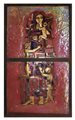 Anzolo Fuga (1918-1998)  - Maternità in vetro di Murano con rifiniture in oro zecchino