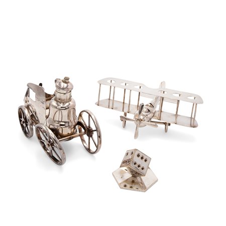 Gruppo di tre sculture vintage