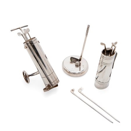 Set di argenti dedicati al golf