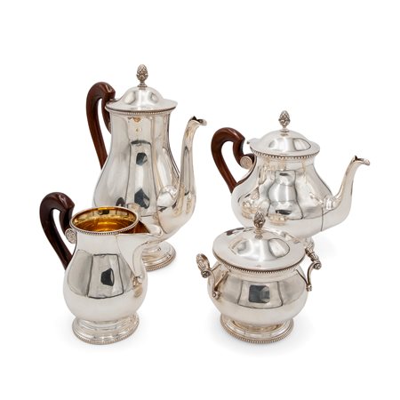 Servizio da the in argento, Pampaloni Firenze 