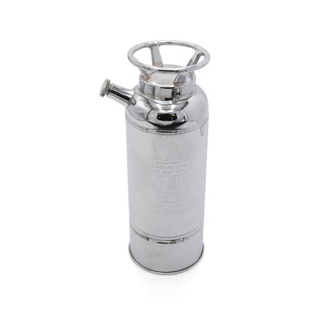 Shaker Art Deco con carillon in forma di estintore, 1930 circa