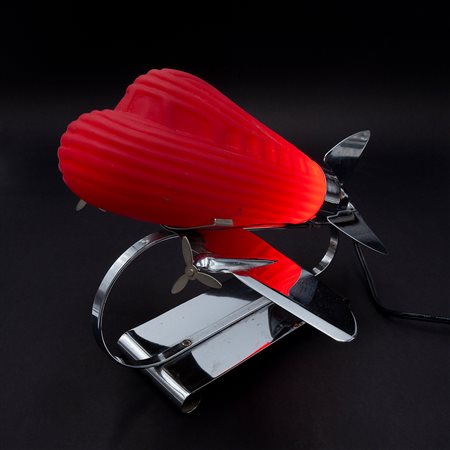 Lampada Deco in forma di aeroplano, Sarsaparilla