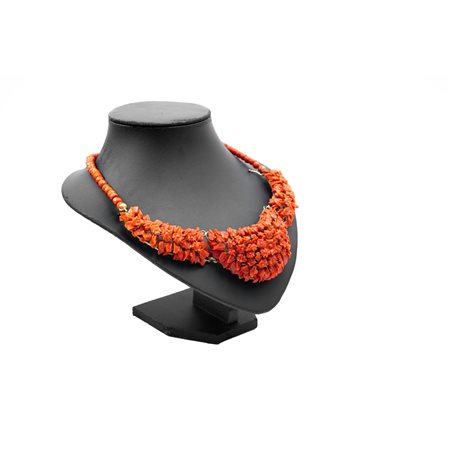 COLLANA in corallo lavorato