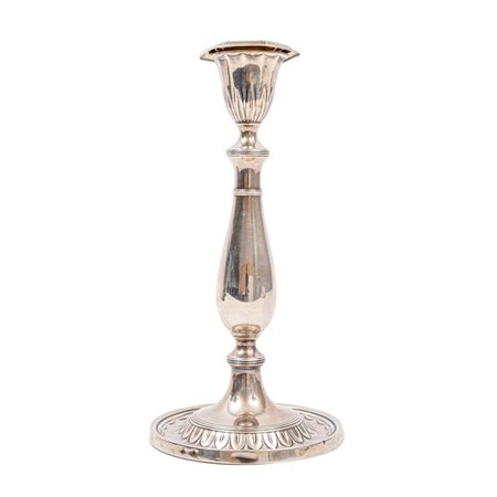 MANIFATTURA DI BIRMINGHAM FINE XIX SECOLO 
Candeliere