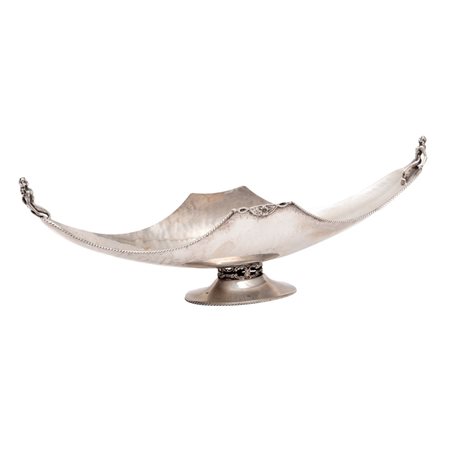 GIATTA in argento con applicazioni raffiguranti Sirene