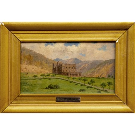 PITTORE DEL XIX SECOLO, Olio su tavoletta