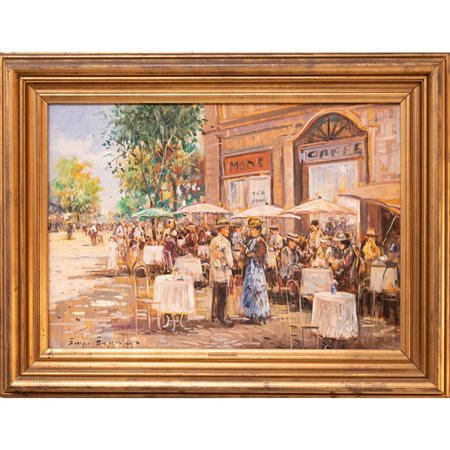 PITTORE DEL XX SECOLO, Olio su tela