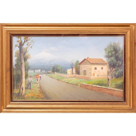 VINCENZO UDINE, Olio su tela