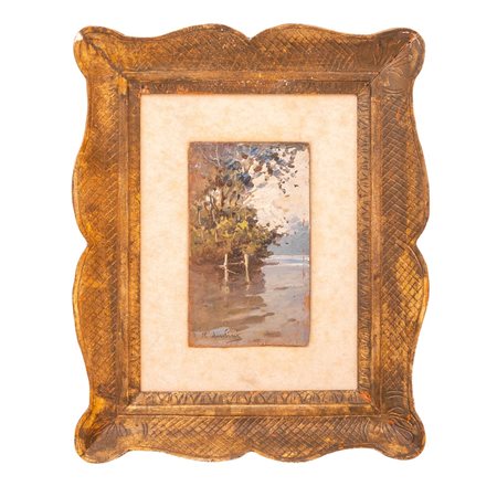 ROCCO LENTINI, Olio su tavoletta