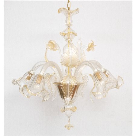 LAMPADARIO in vetro di murano