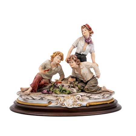 GRUPPO in bisquit policromo