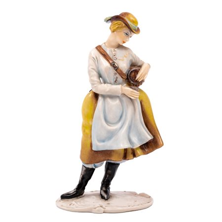 SCULTURA in porcellana Cacciapuoti