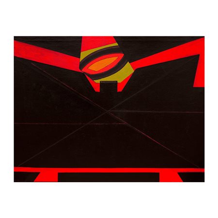 Mauro Reggiani, Composizione rosso e blu n.3, Composizione rosso e nero