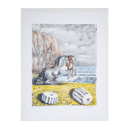 Giorgio De Chirico, Cavalli sulla sponda dell'Egeo