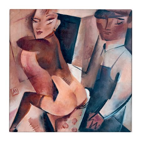 Alberto Manfredi, Autoritratto con Anna