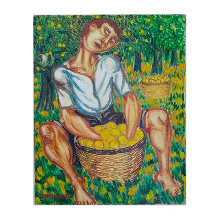 Giuseppe Migneco, Raccoglitore di limoni