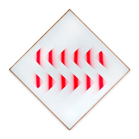 Ennio Finzi, Cromo-vibrazione-luce: bianco-rosso