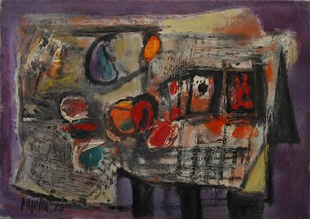 Guido Pajetta Natura morta 1960