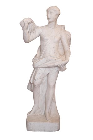 
Antica scultura in marmo bianco raffigurante Cerere XVIII secolo
 cm 160x67x40