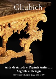 ASTA 8: Arredi e Dipinti Antichi, Argenti e Design