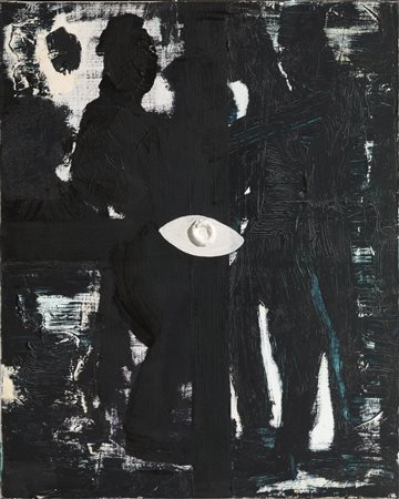 Gianni Dessi(Roma 1955)SENZA TITOLOolio su tela, cm 50x40sul retro: firmato e...