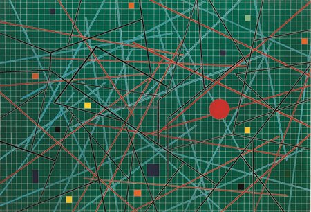 Andrea Bisanzio(Napoli 1918 - 1994)I GIARDINI A LA SPEZIAsmalto e cementite...