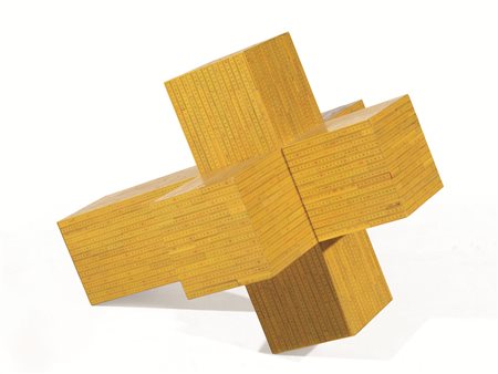 Francesco Carone(Siena 1975)CAVALLO DI FRISIA (ZAMPA DI GALLINA)ipercubo in...