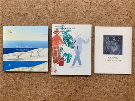 ARTE DEL DOPOGUERRA (PENCK, GUCCIONE/PERILLI E TADINI) - Lotto unico di 3 cataloghi