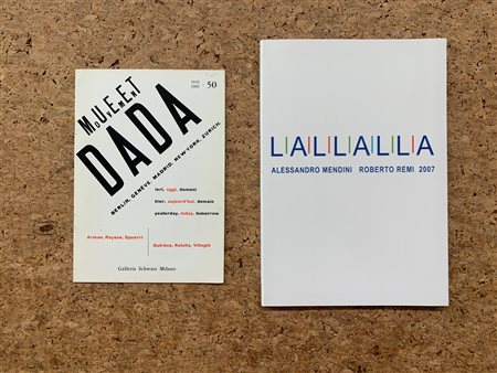 NOUAVEAU REALISME E ALESSANDRO MENDINI - Lotto unico di 2 cataloghi