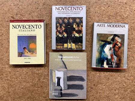 ANNUARI D'ARTE MODERNA E CONTEMPORANEA - Lotto unico di 4 cataloghi